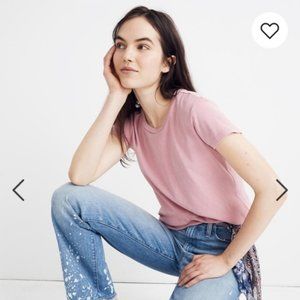 Madewell Rivet & Thread Pointelle Vintage Tee